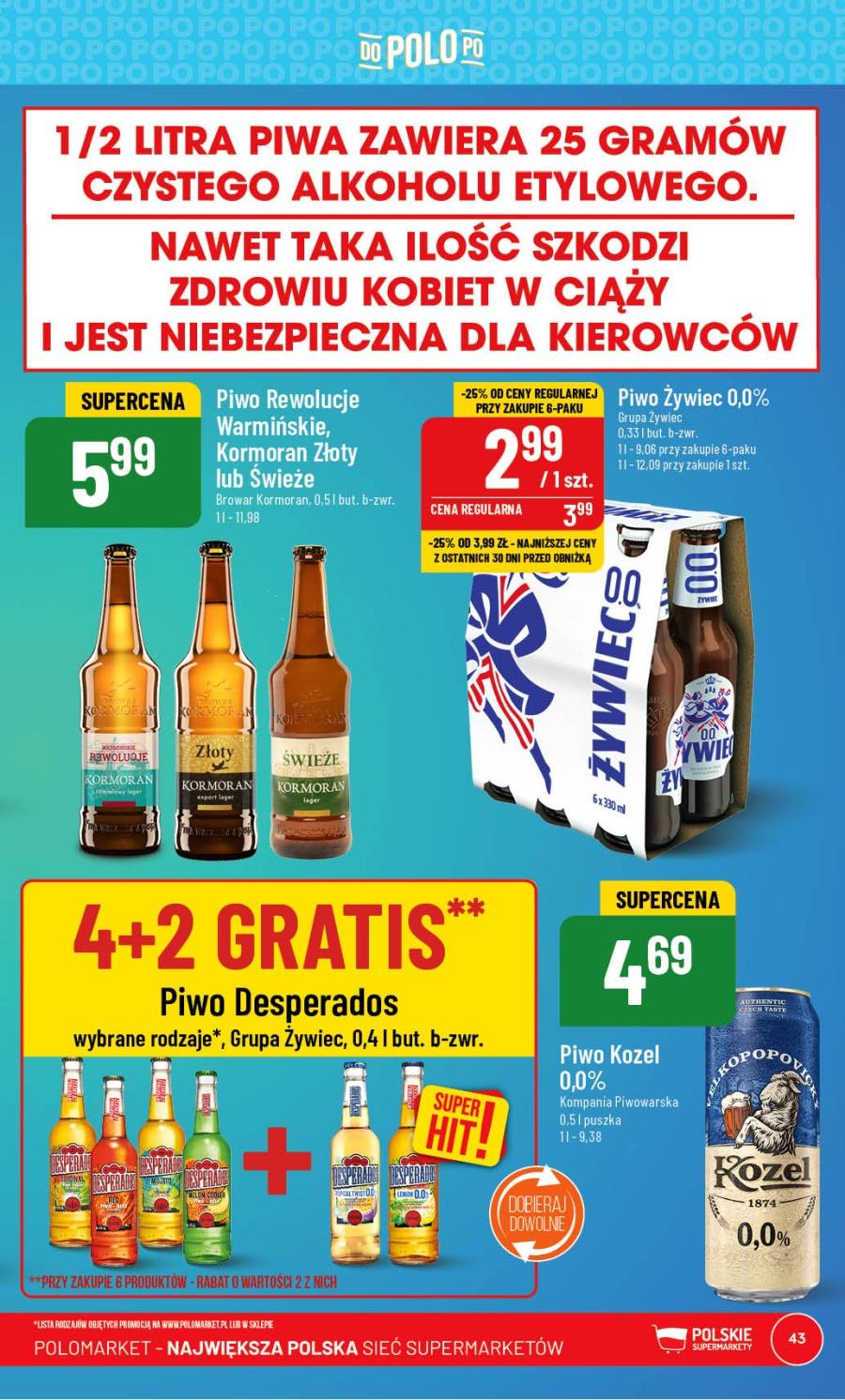 Gazetka promocyjna POLOmarket str. 43