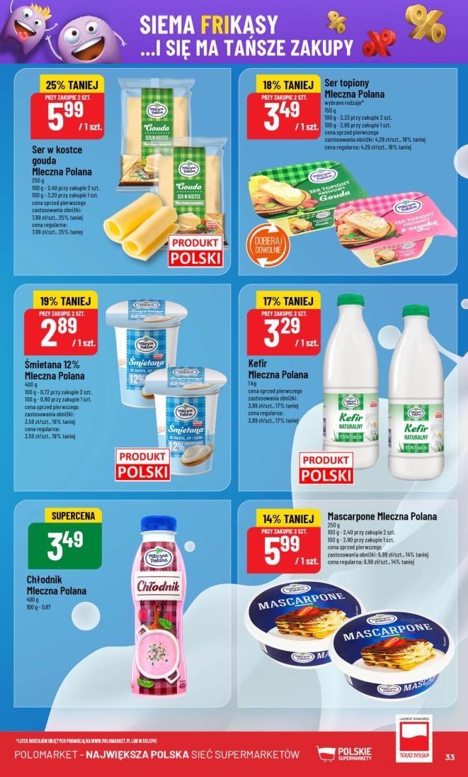 Gazetka promocyjna POLOmarket str. 33