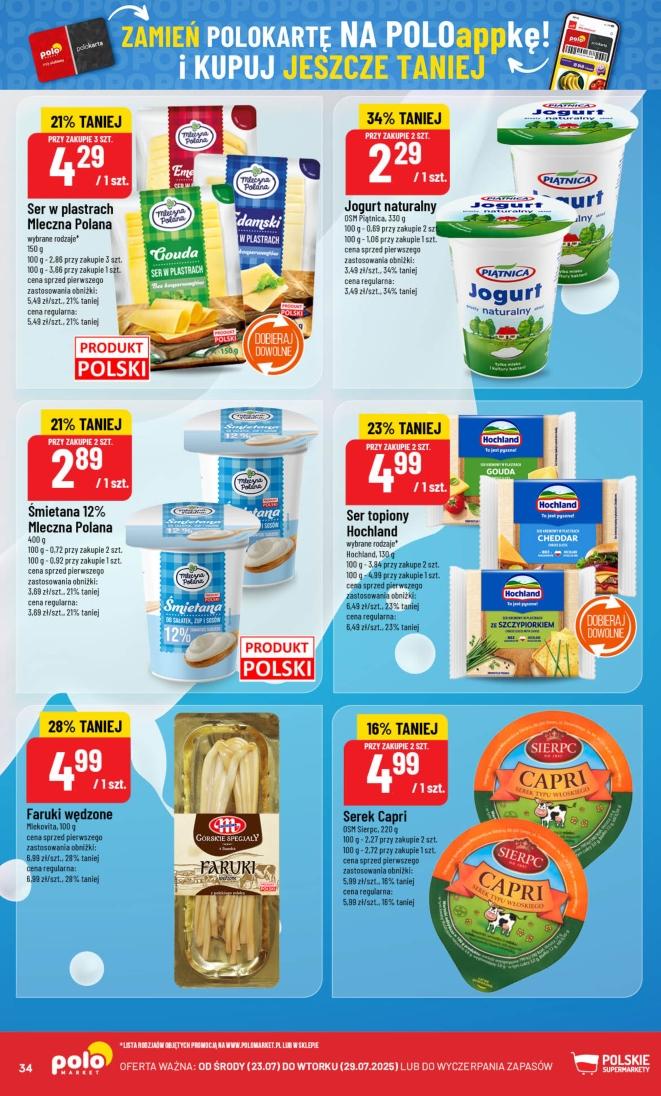 Gazetka promocyjna POLOmarket str. 34