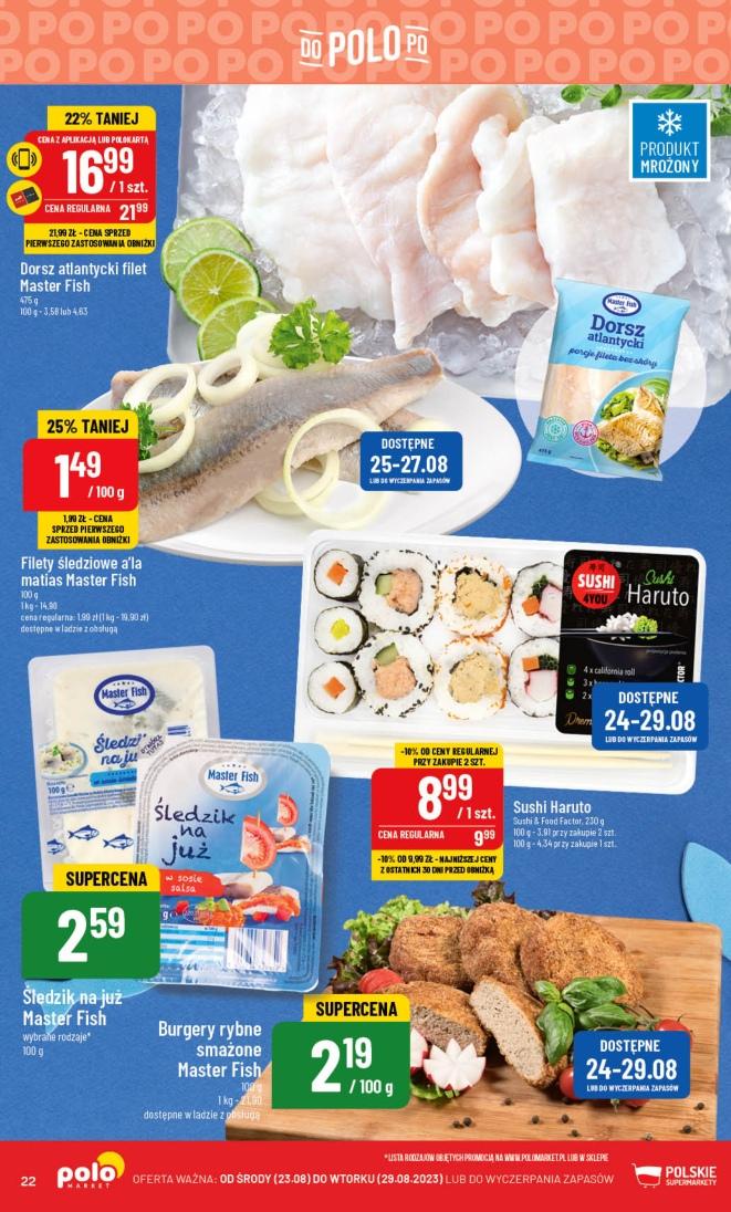 Gazetka promocyjna POLOmarket str. 22