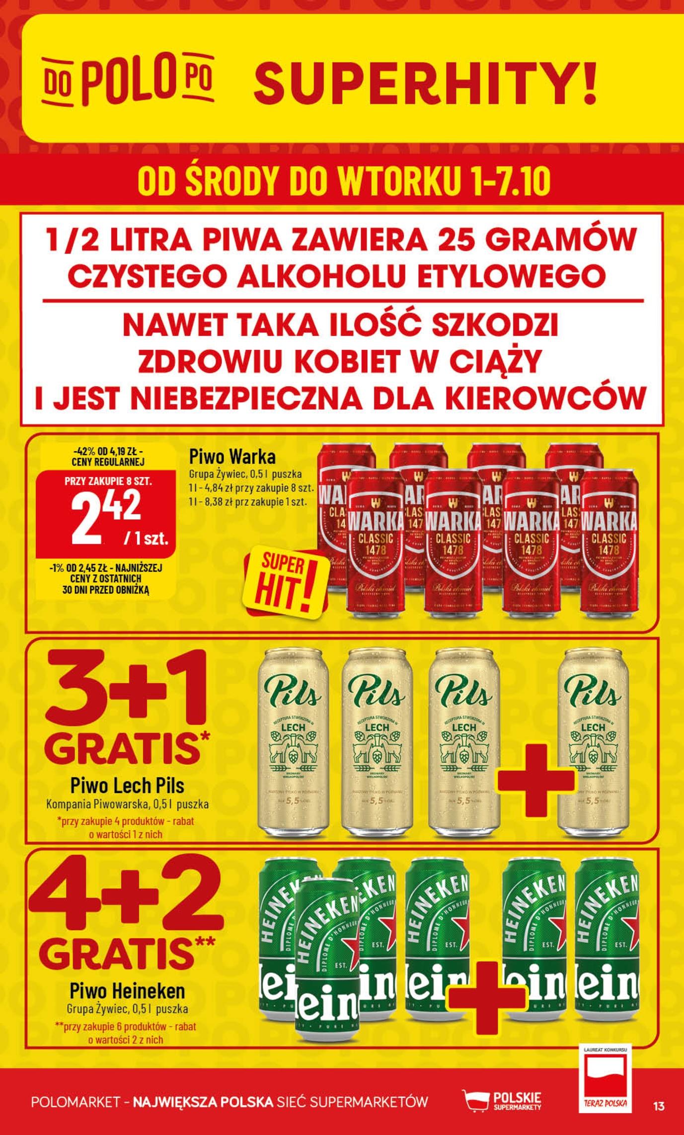 Gazetka promocyjna POLOmarket str. 13