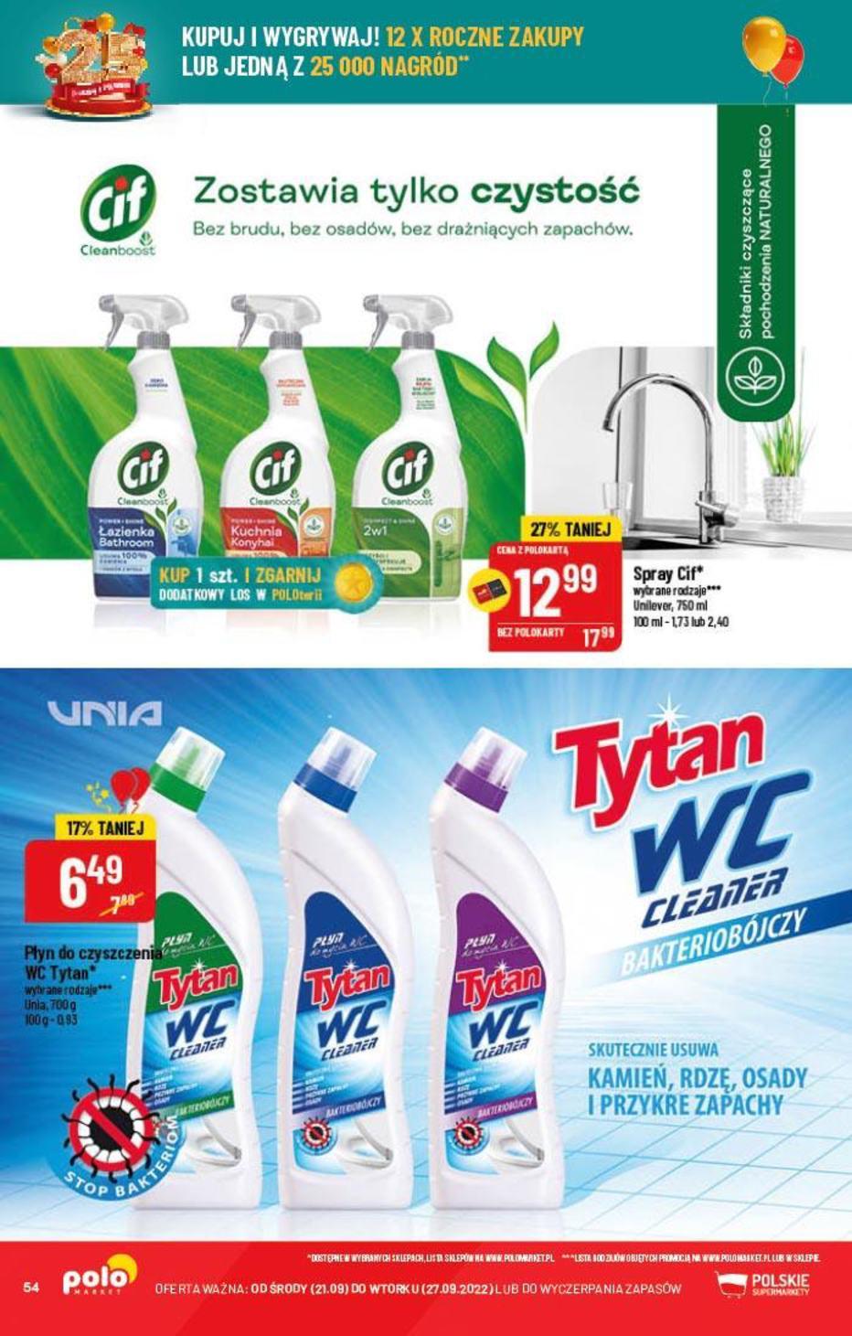 Gazetka promocyjna POLOmarket str. 54