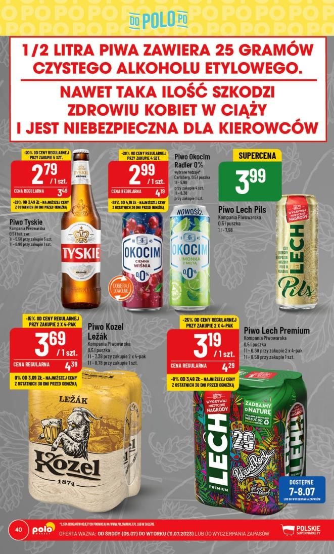 Gazetka promocyjna POLOmarket str. 40