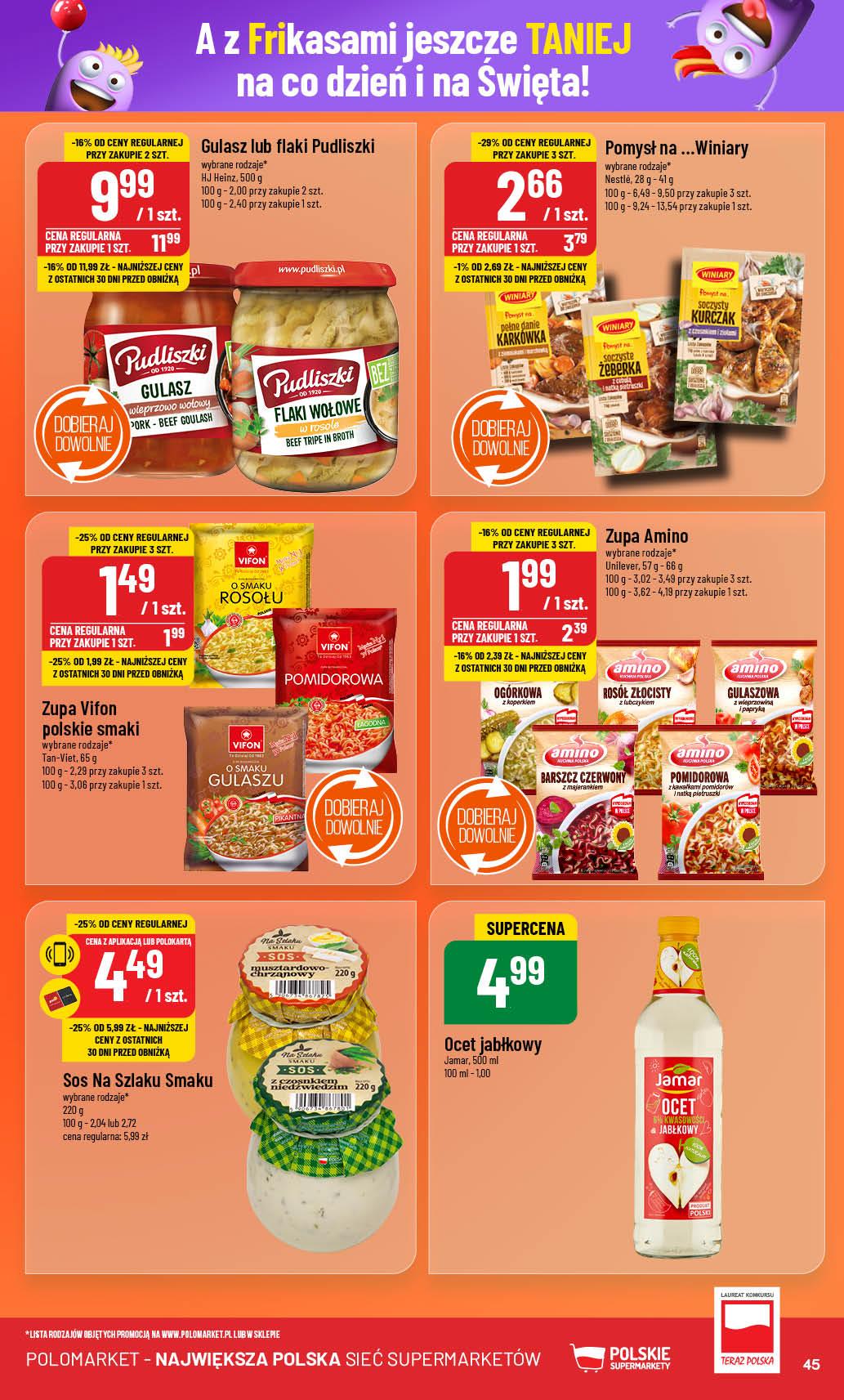 Gazetka promocyjna POLOmarket str. 45