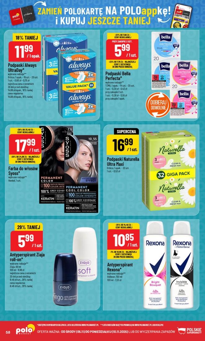 Gazetka promocyjna POLOmarket str. 58
