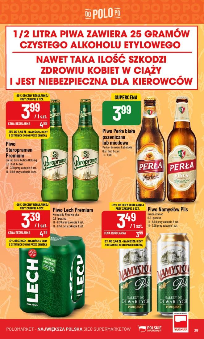 Gazetka promocyjna POLOmarket str. 39