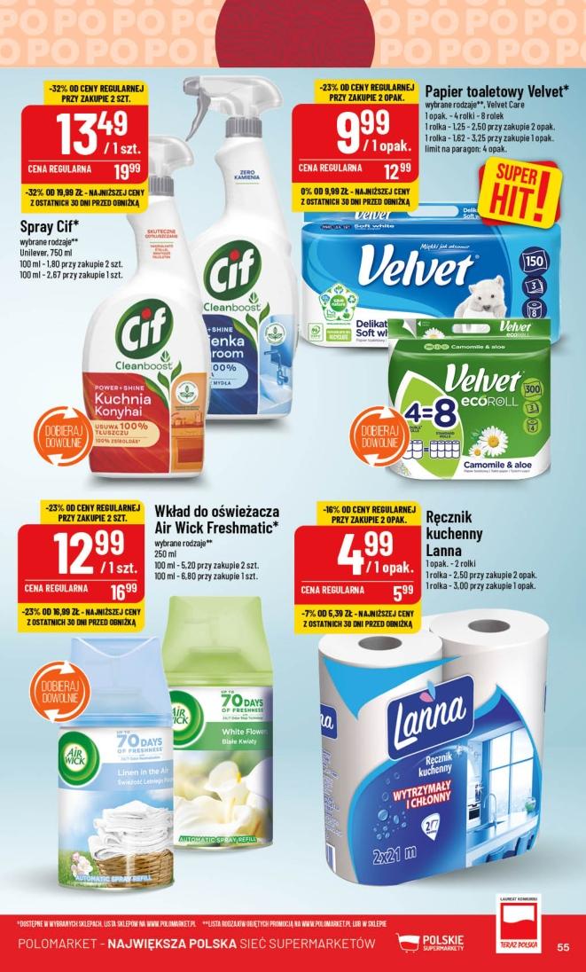 Gazetka promocyjna POLOmarket str. 55