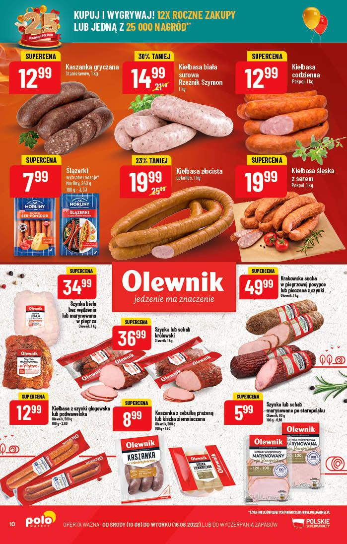 Gazetka promocyjna POLOmarket str. 10
