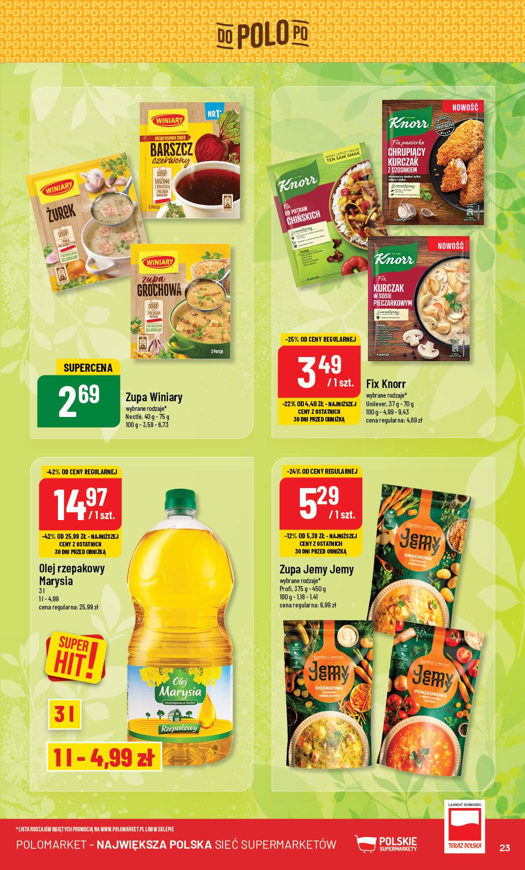 Gazetka promocyjna POLOmarket str. 23