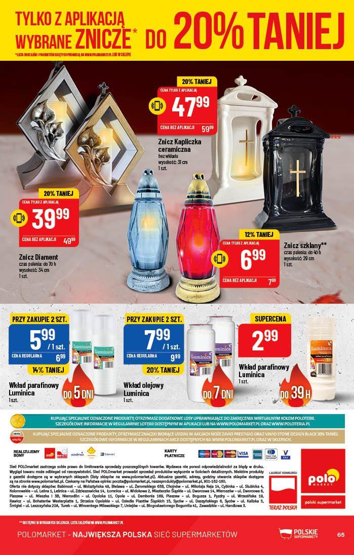 Gazetka promocyjna POLOmarket str. 65