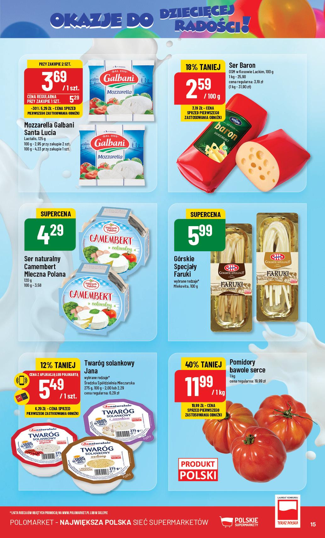 Gazetka promocyjna POLOmarket str. 15