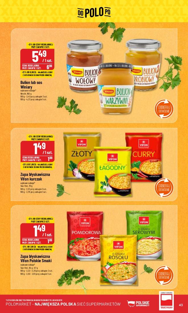 Gazetka promocyjna POLOmarket str. 43