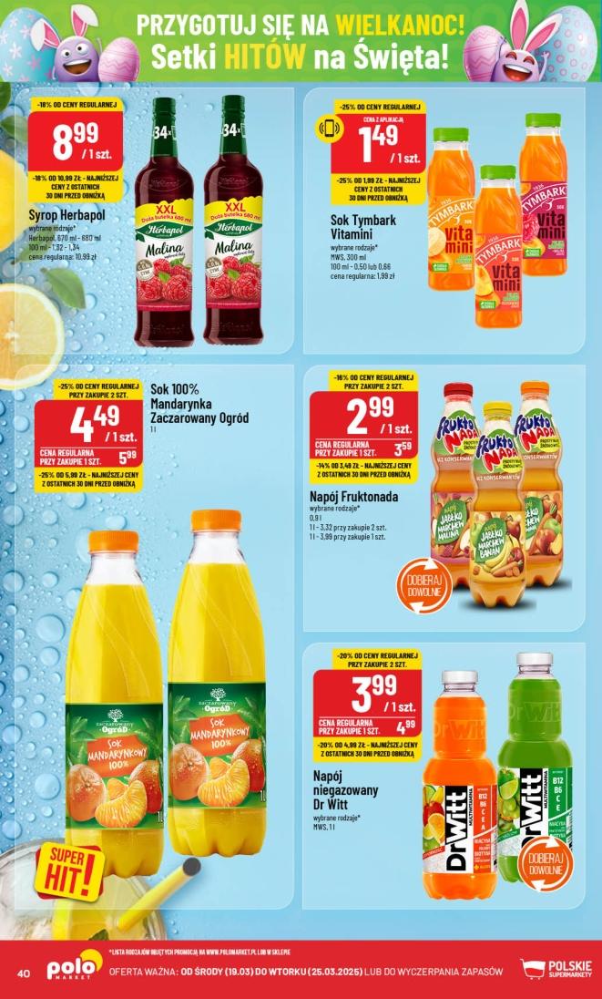 Gazetka promocyjna POLOmarket str. 40