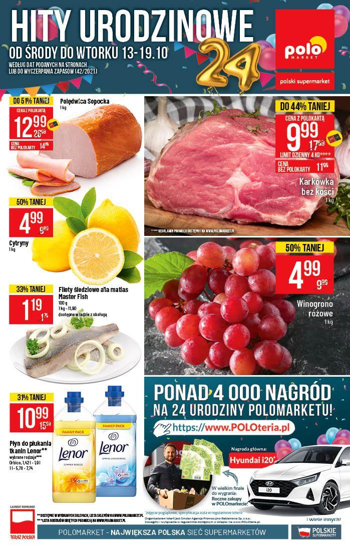 Gazetka promocyjna POLOmarket str. 1