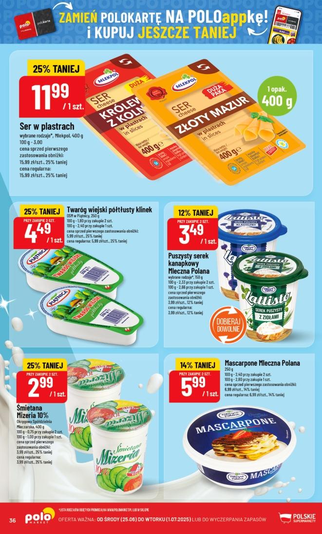 Gazetka promocyjna POLOmarket str. 36