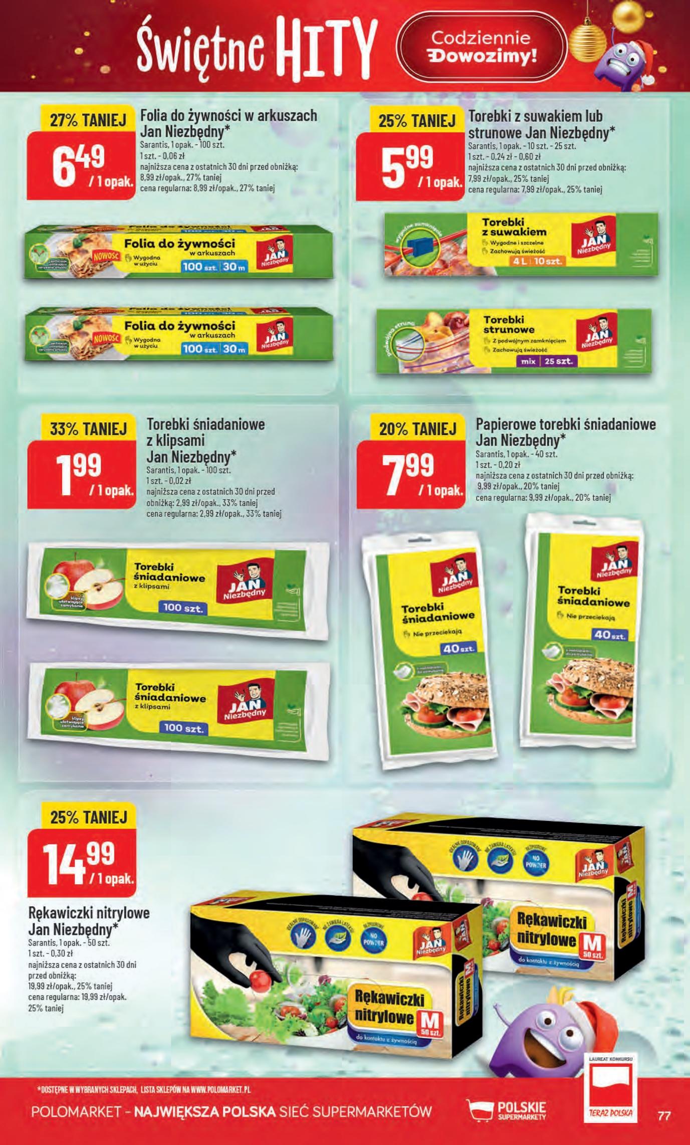 Gazetka promocyjna POLOmarket str. 77