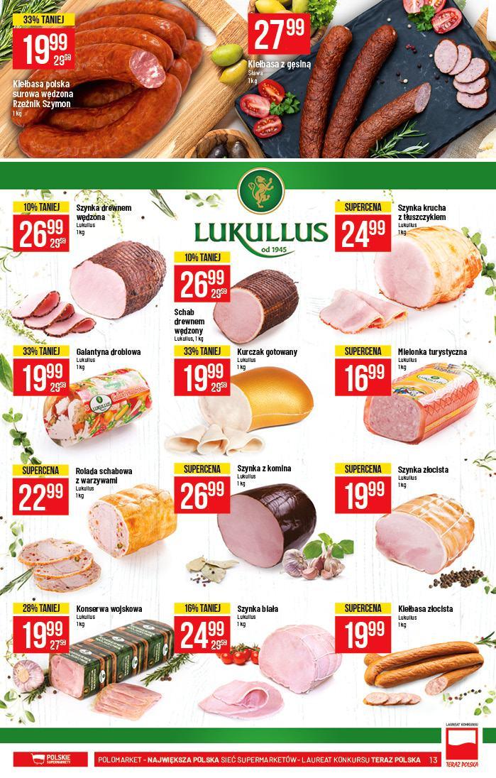 Gazetka promocyjna POLOmarket str. 13