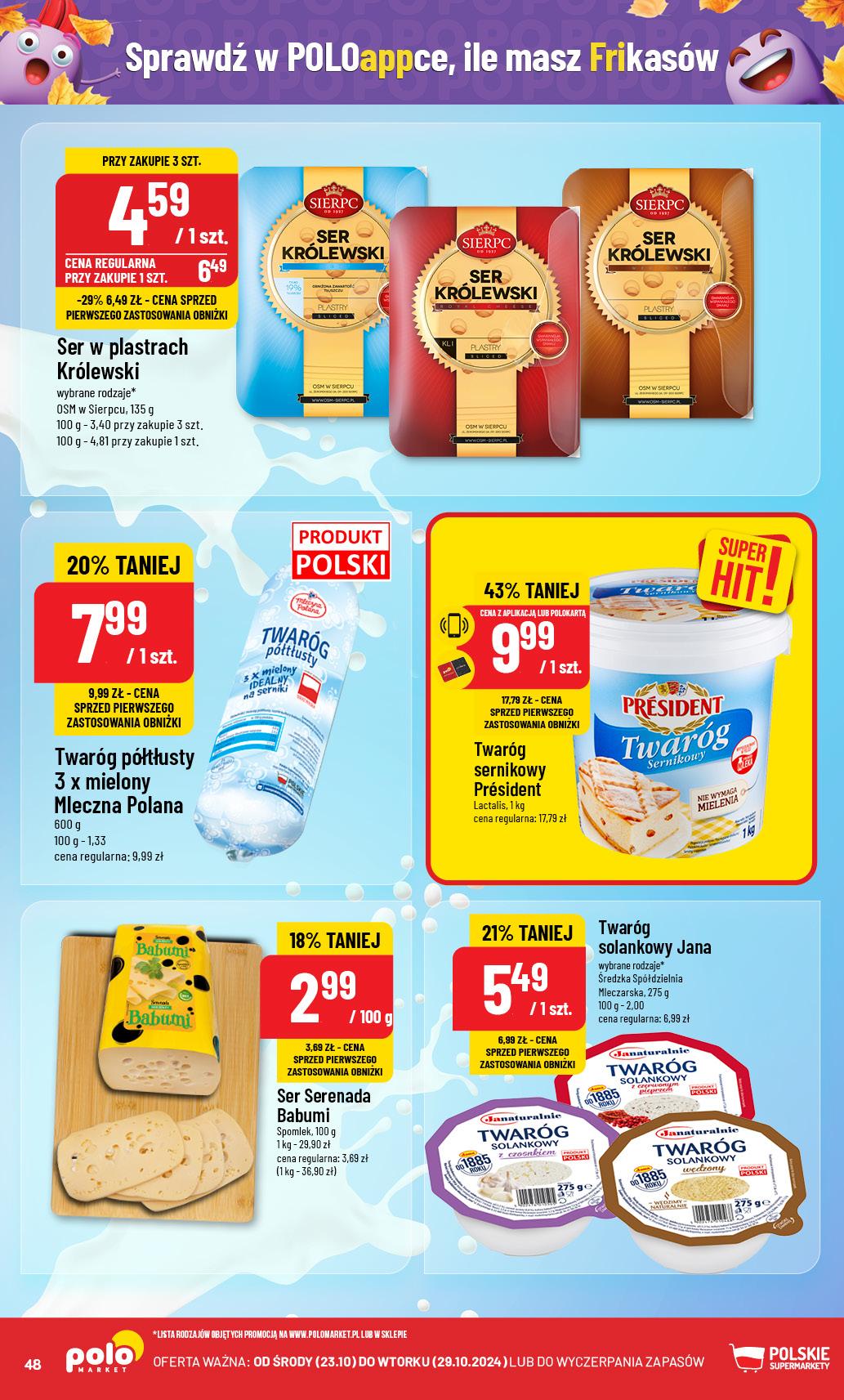 Gazetka promocyjna POLOmarket str. 48