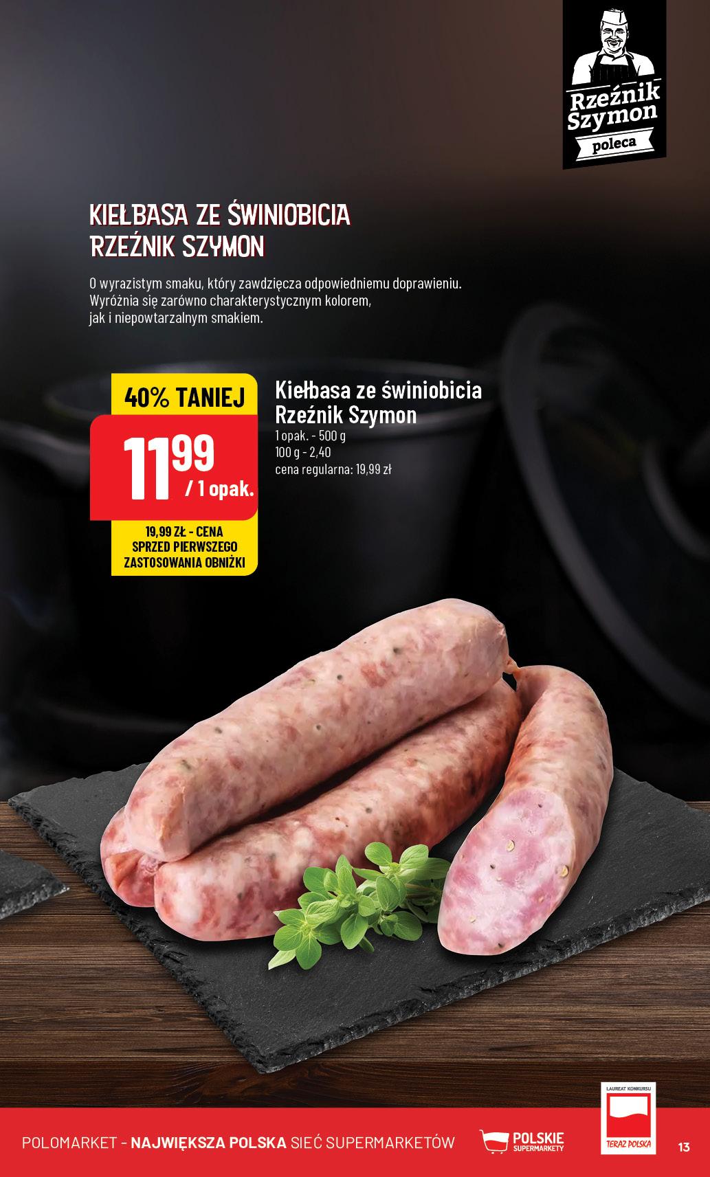 Gazetka promocyjna POLOmarket str. 13