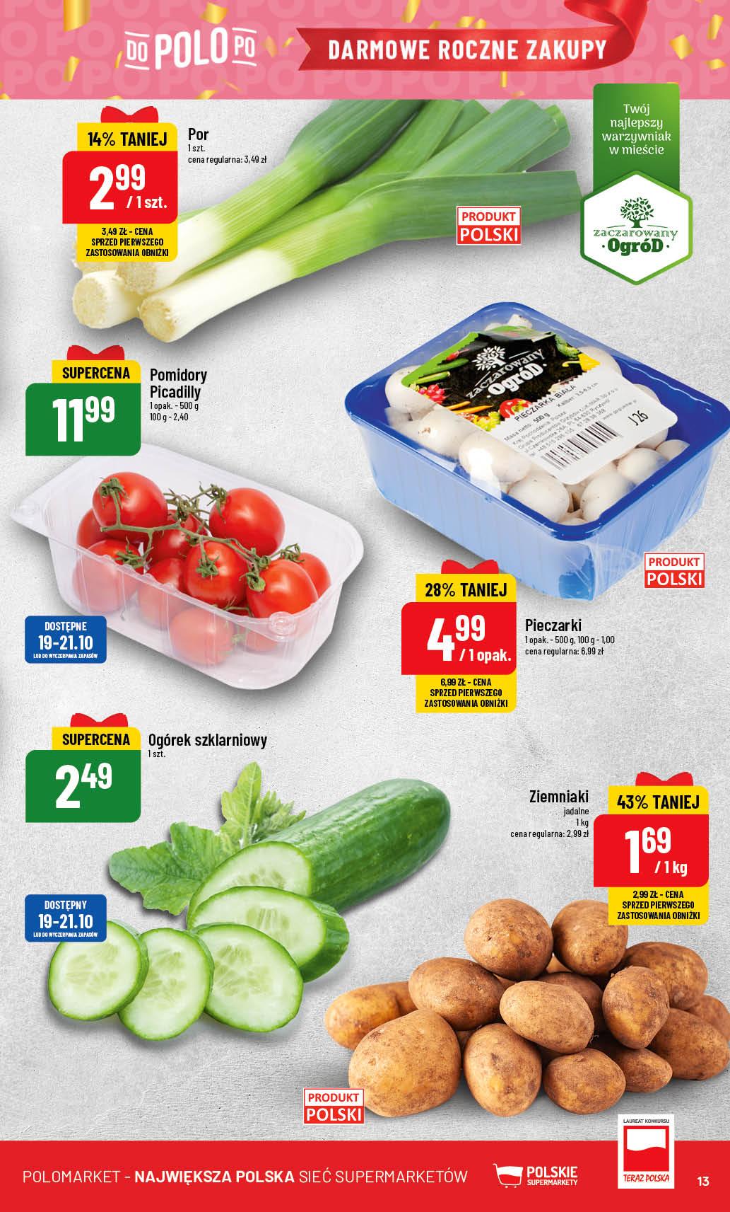 Gazetka promocyjna POLOmarket str. 13