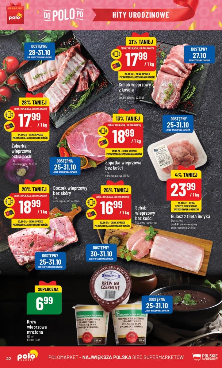 Gazetka promocyjna POLOmarket str. 22