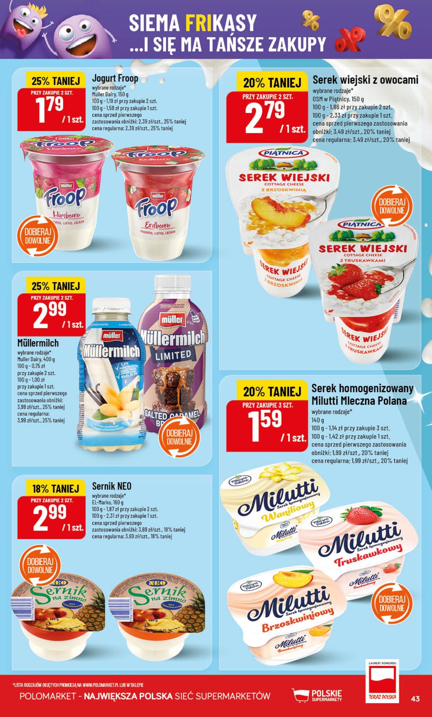 Gazetka promocyjna POLOmarket str. 43