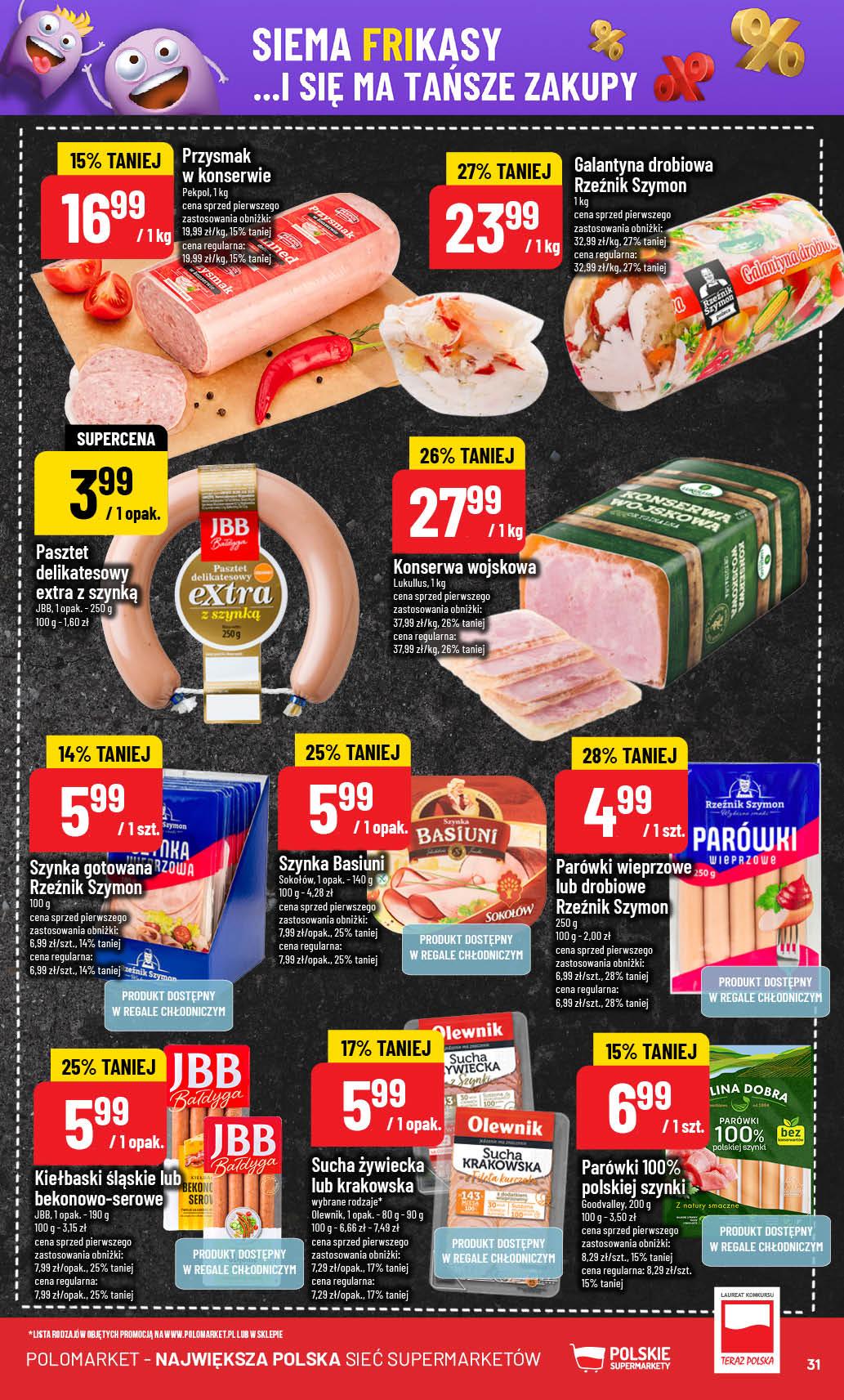 Gazetka promocyjna POLOmarket str. 31