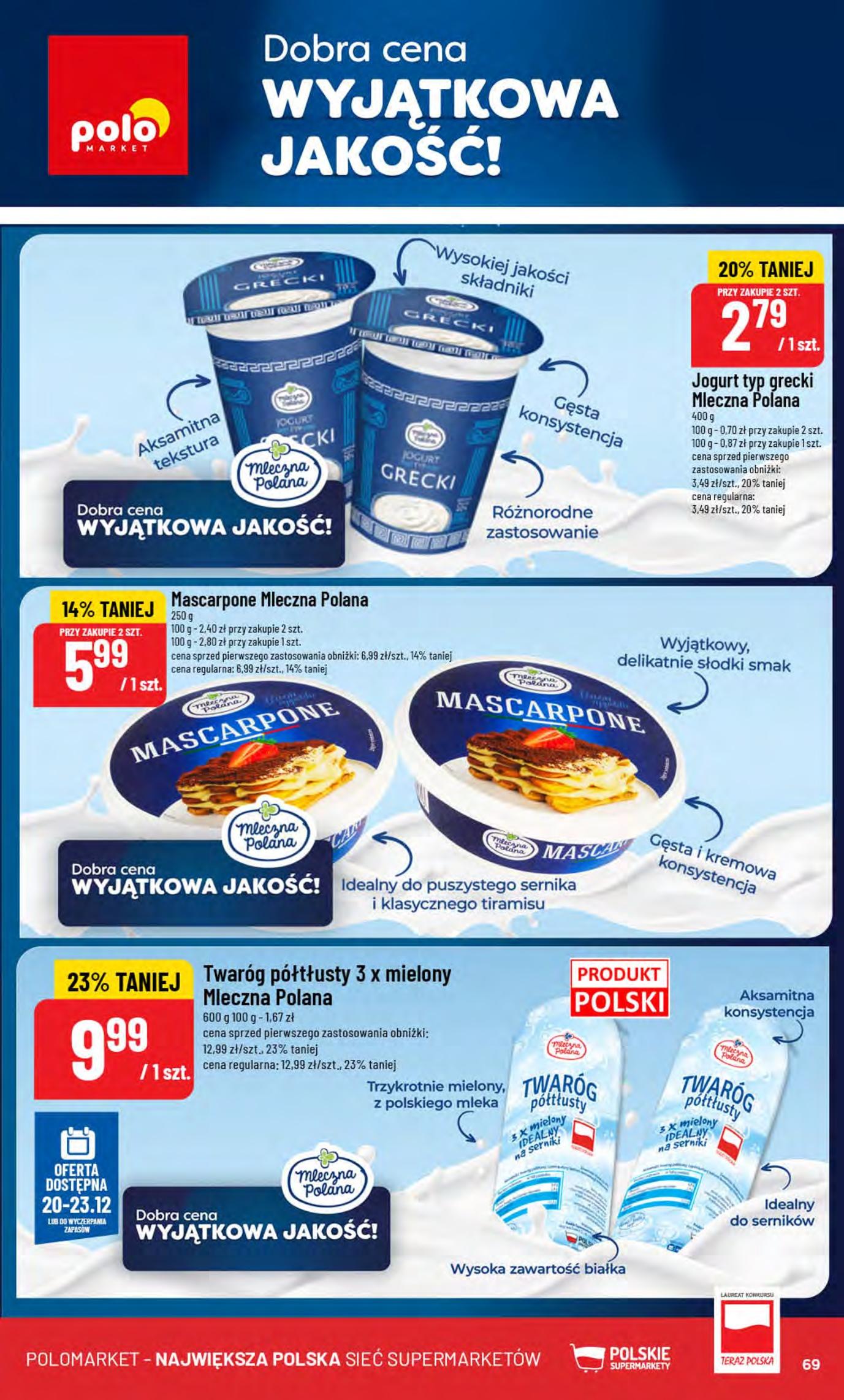 Gazetka promocyjna POLOmarket str. 69