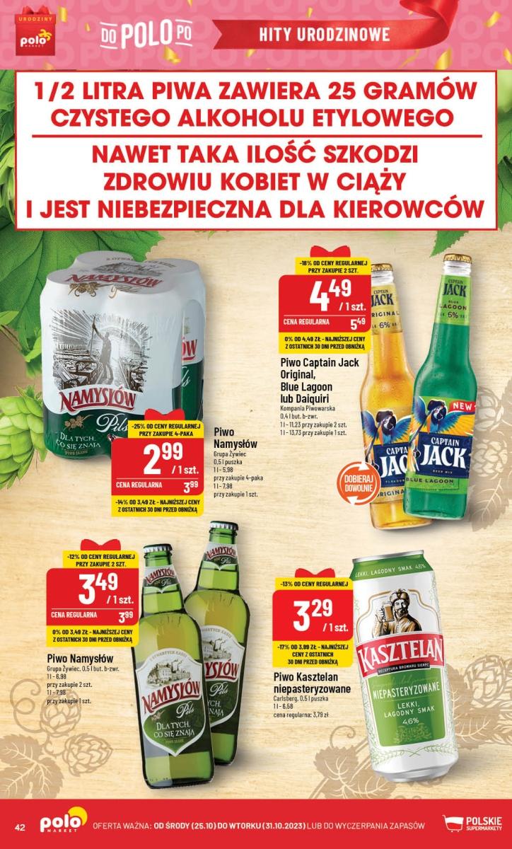 Gazetka promocyjna POLOmarket str. 42