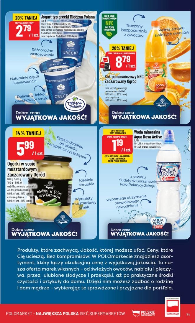 Gazetka promocyjna POLOmarket str. 71
