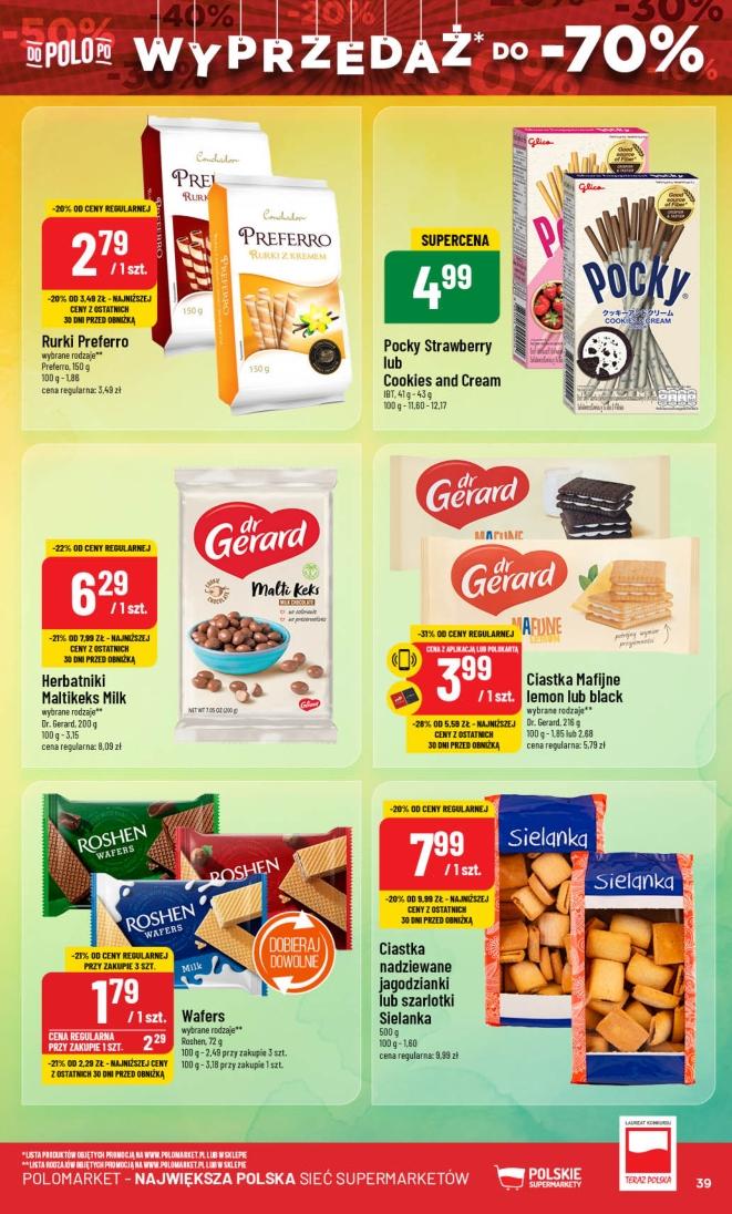 Gazetka promocyjna POLOmarket str. 39