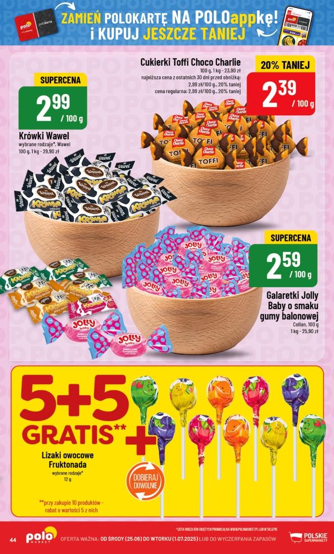 Gazetka promocyjna POLOmarket str. 44