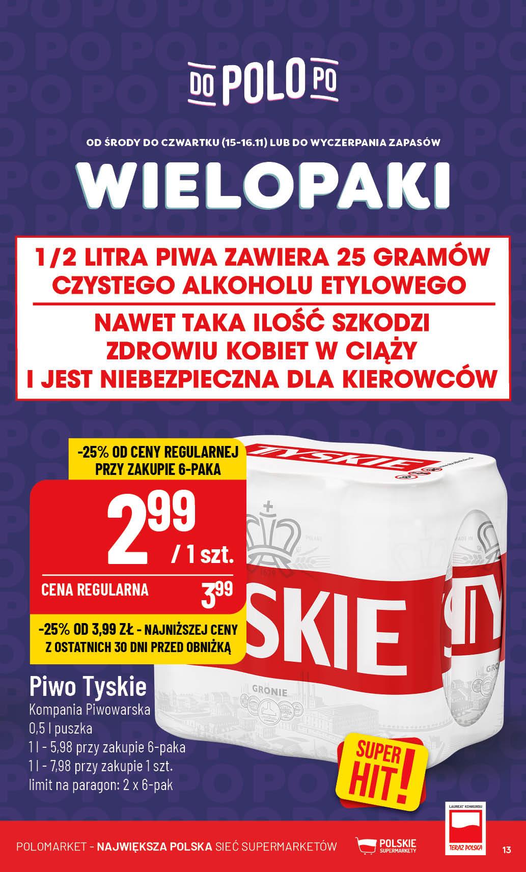 Gazetka promocyjna POLOmarket str. 13