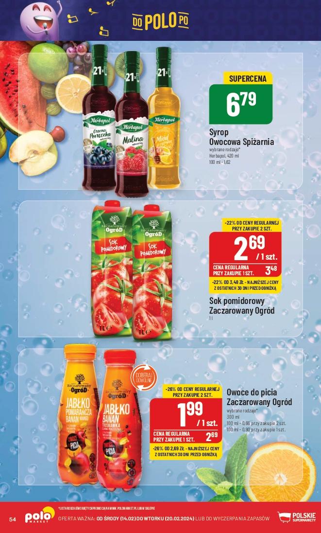 Gazetka promocyjna POLOmarket str. 54