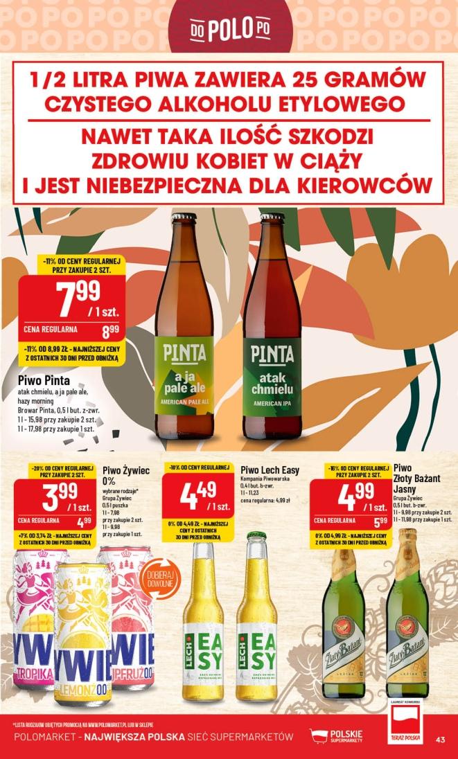Gazetka promocyjna POLOmarket str. 43