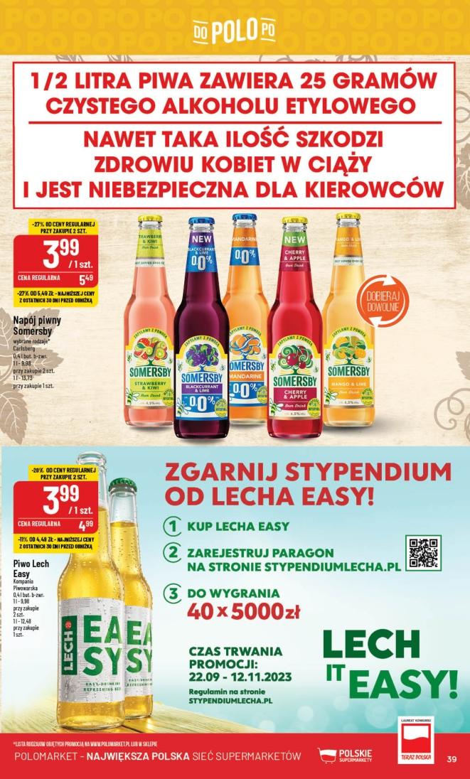 Gazetka promocyjna POLOmarket str. 39