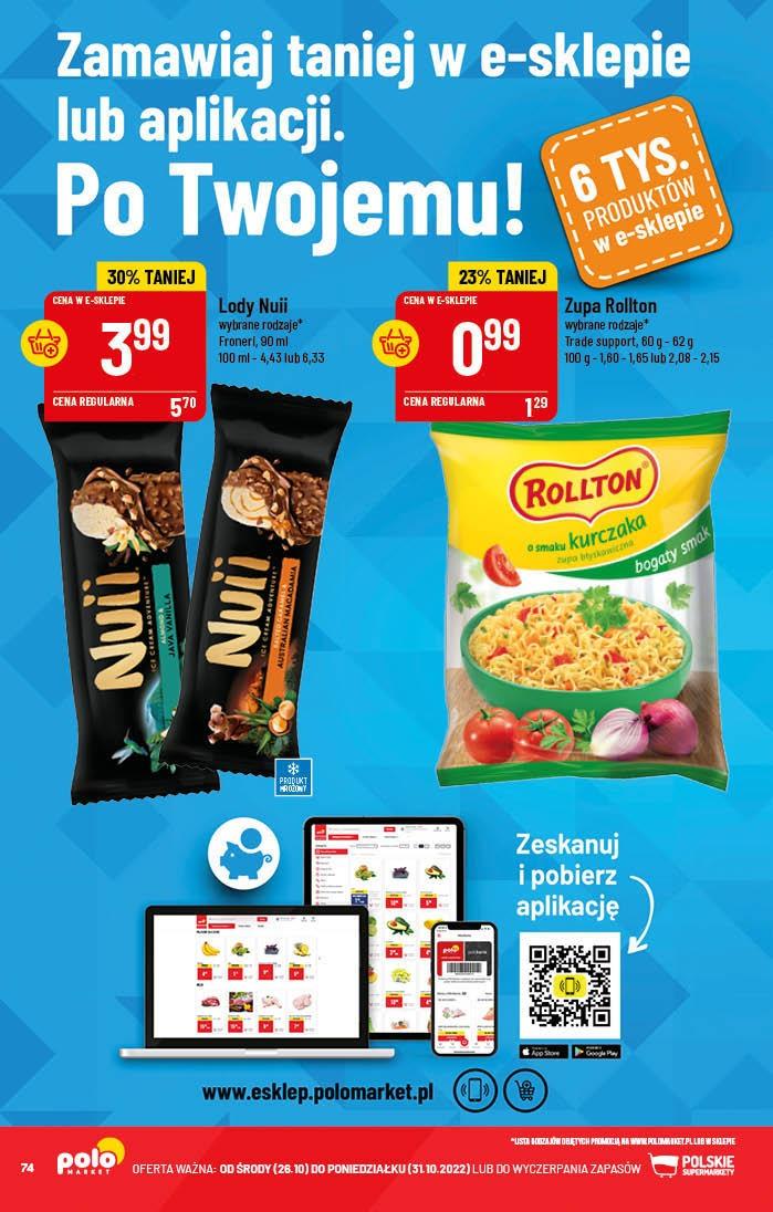 Gazetka promocyjna POLOmarket str. 74