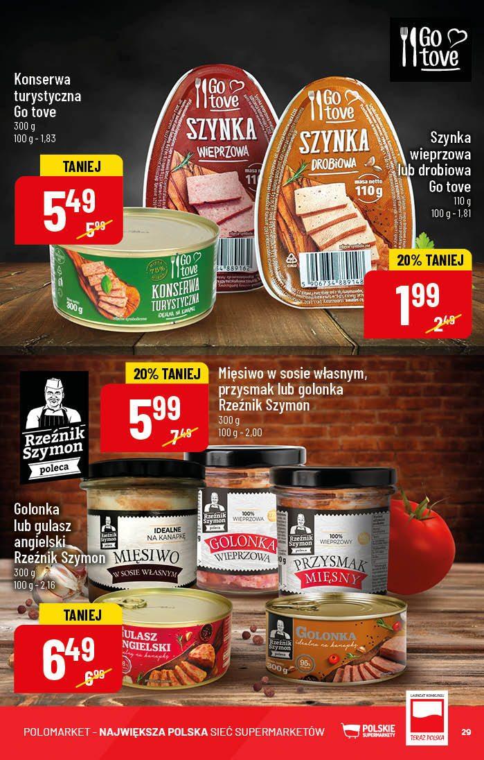 Gazetka promocyjna POLOmarket str. 29