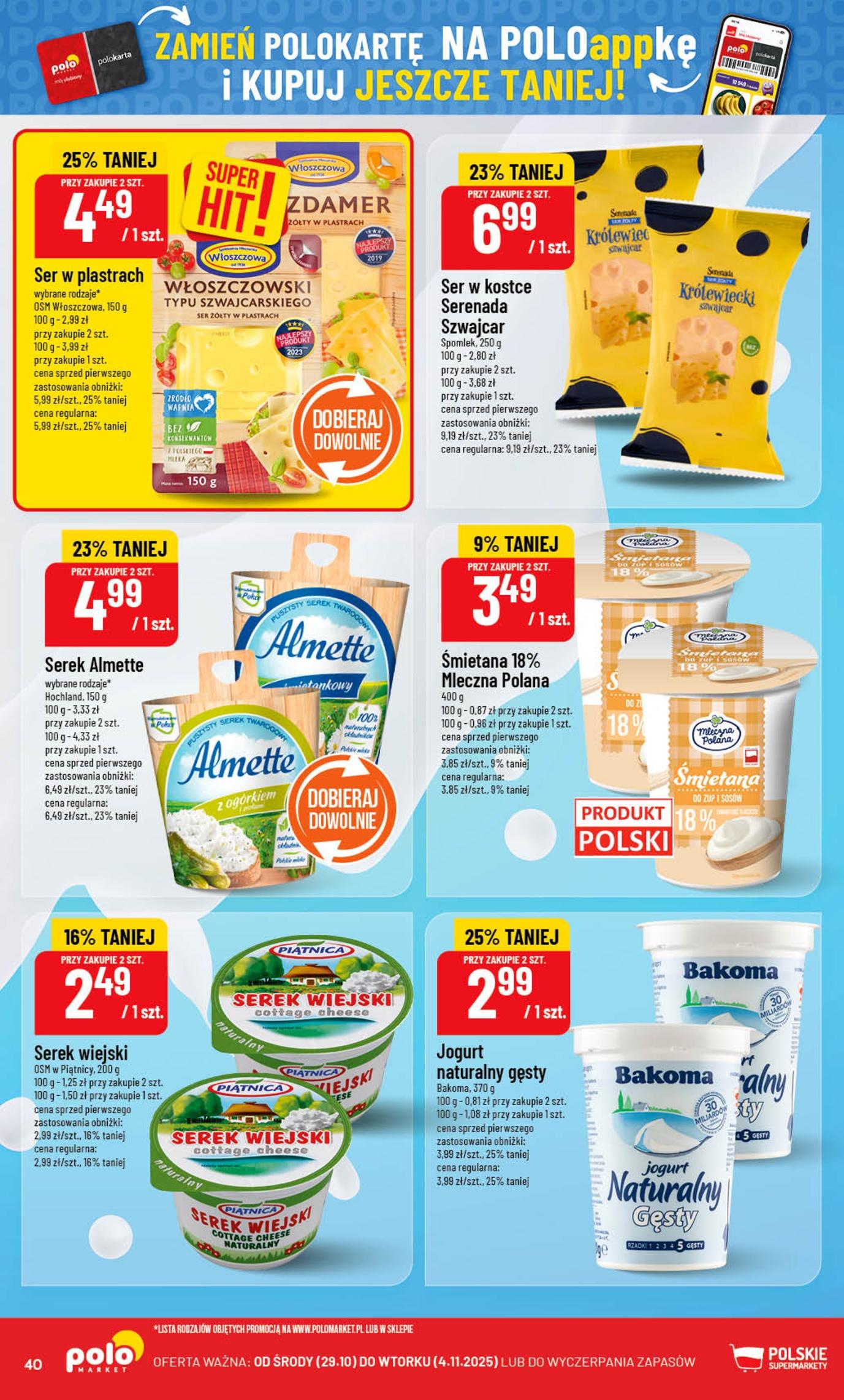 Gazetka promocyjna POLOmarket str. 40