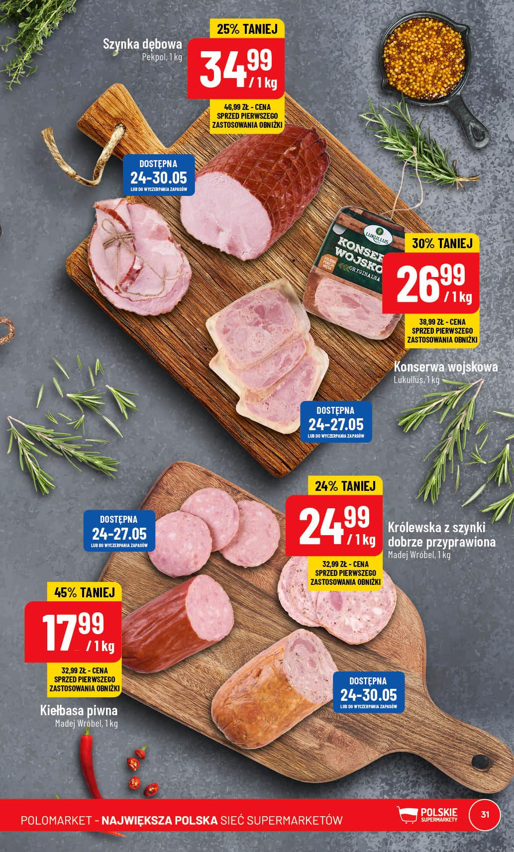 Gazetka promocyjna POLOmarket str. 31