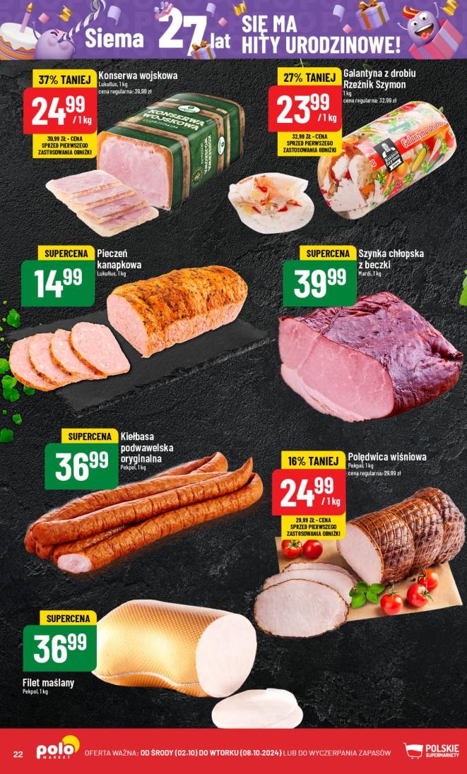 Gazetka promocyjna POLOmarket str. 22