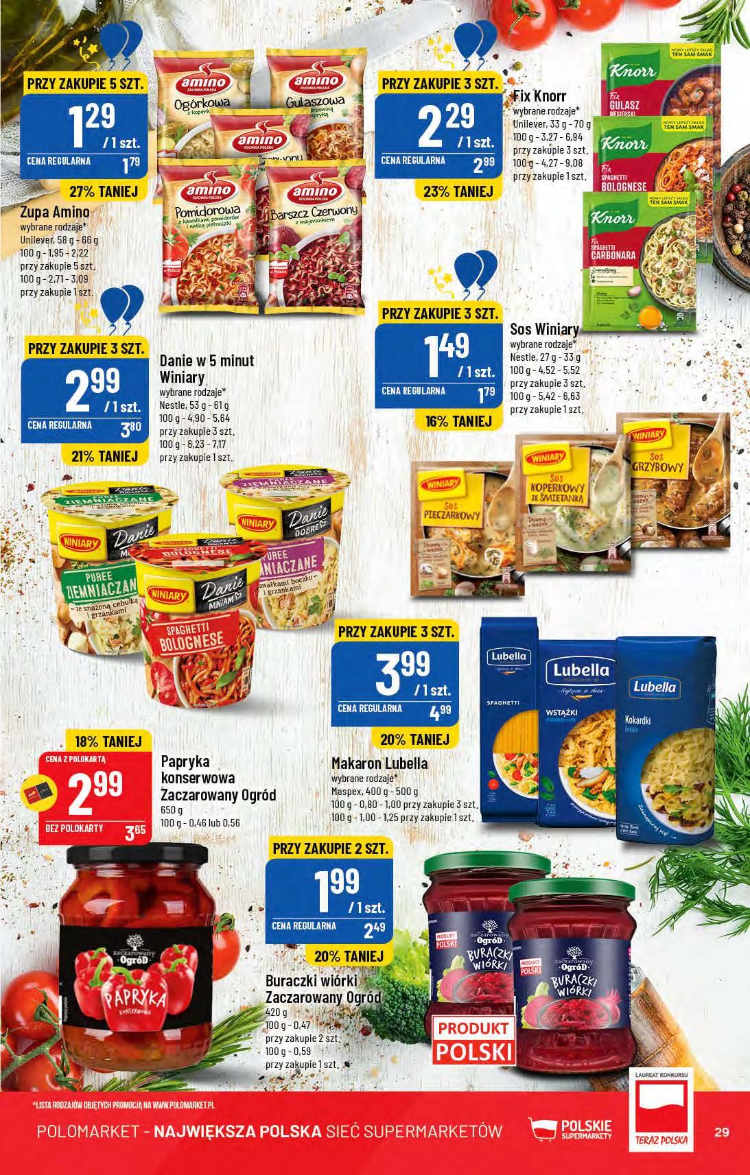 Gazetka promocyjna POLOmarket str. 29